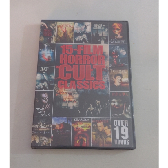 15 Film Horror Cult Classics DVD - Picture 1 of 3